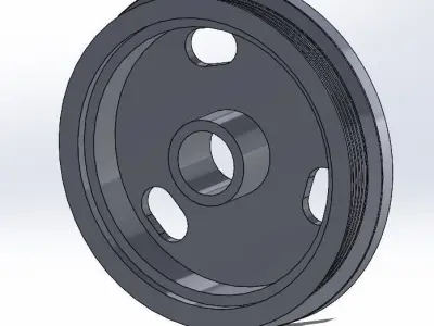 LS4 Harmonic Balancer Pulley 3D model