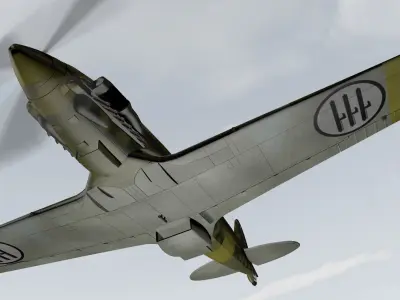 Macchi Mc-202 Folgore 3D model