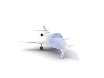Private Jet Aircraft Model Pack Low-poly 3D model