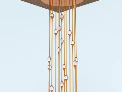 Modern Chandelier Free 3D model purchase