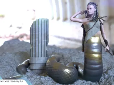 Medusa Amiibo Free 3D print model