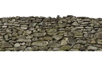 Stone Wall 3D model