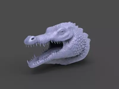 HEAD-R9 high poly sculpt 3D model