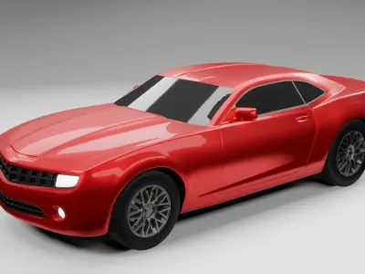 Car model chevrolet camaro Free 3D model