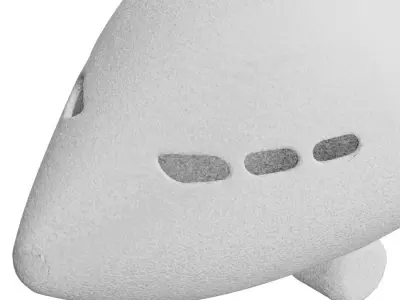 Snow Aeroplane 3D model