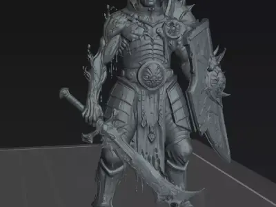 Gilded Acolyte - The Eightpints Coven of the Unbound Will Free 3D print model