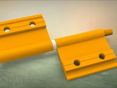 360 DEGREE HINGES 3D model