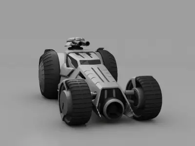 military vehicle 3D model