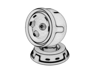 shader ball 3D model