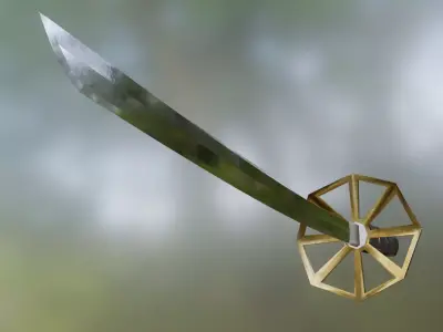 Katana VRChat Free low-poly 3D model