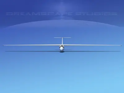 SZD-36 Cobra Glider V13 3D model