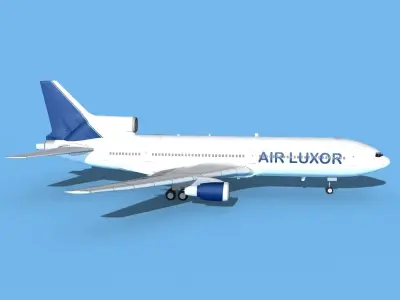 Lockheed L-1011 TriStar Air Luxor 3D model
