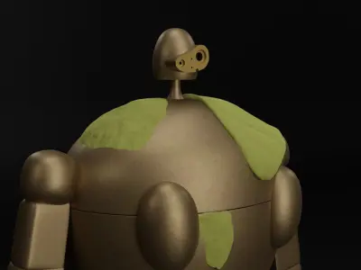 Castle in the sky robot 3D Model 3D model
