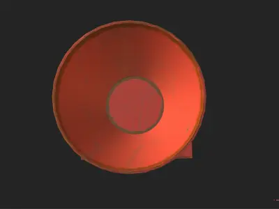 Barrack Buster improvised mortar Low-poly 3D model