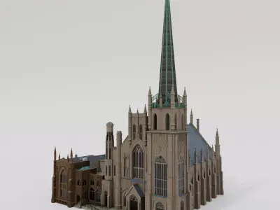 Fort Street Presbyterian Church 3D model