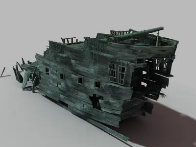 Shipwreck 03 3D model