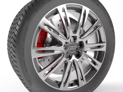 Audi A8 Wheel 3D model