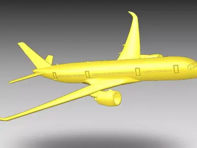 Airbus A350 3D print model