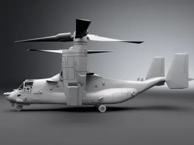 Bell Boeing V22 Osprey Scale model 3D print model