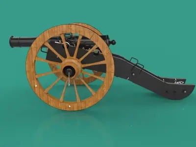 Field Gun 3D model