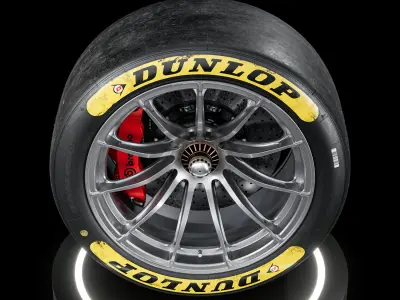 Dunlop LeMans24 265 660 R18 Front 3D model