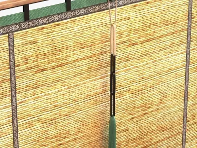 Lilian Marquand Firescreen - Bambou Tigre 3D model