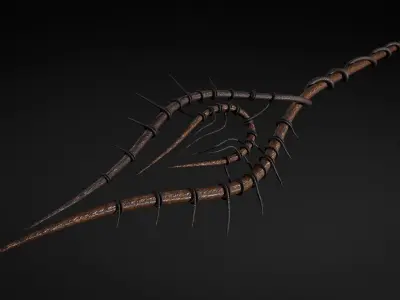 Witch staff 3D model