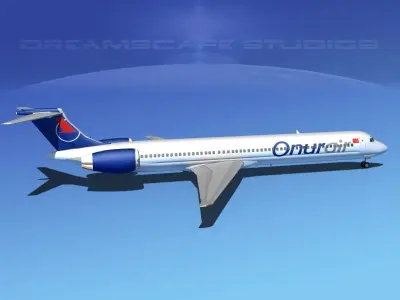 McDonnell Douglas MD80 Onur Air 3D model