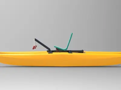 Portable Boat Free 3D model