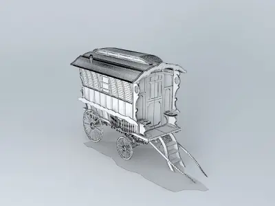 Romany Caravan LEDGE Excec Style Free 3D model