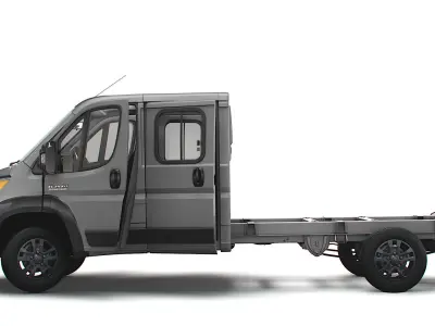 RAM Promaster Chassis Truck CrCab 4035WB HQInterior 2023 3D model