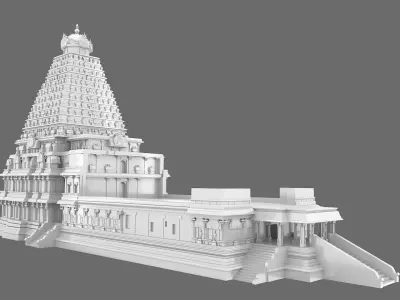 Brihadisvara Temple 3D model