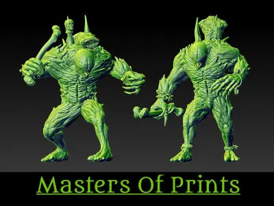 Monstrosities of the Tomb vol3  2 models 3D print model 3D print model