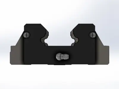 Carro Guia Linear OBR A 55LE Linear Guide Car 3D model