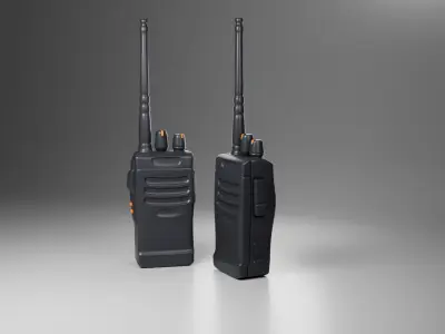 Baofeng BF-888S Plus Walkie Talkie HT Radio Unit Free 3D model