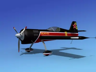 Sukhoi SU-26 Aerobat V05 3D model
