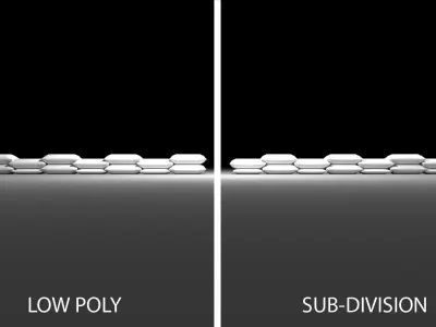 Sandbag Bunker - Wide Baricade 3D model