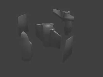 L-29 printed models 3D print model