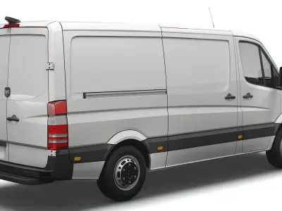 Dodge Sprinter L2H1 2009 3D model