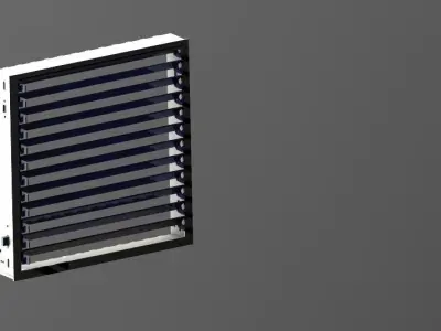 air louver Low-poly 3D model