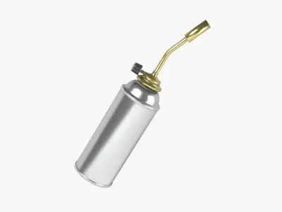 Gas Torch Low-poly 3D model