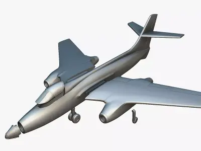 SNCASO Sud-Ouest SO4050 Vautour IIB - 3D Printable Model 3D print model