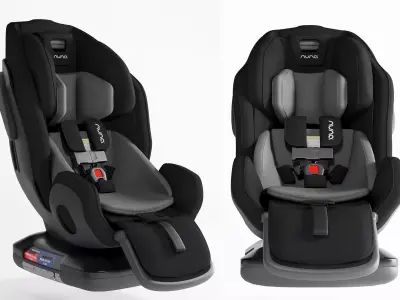 3dasset nuna exec car seat 3D model