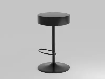 Modern Bar Chair Free 3D model