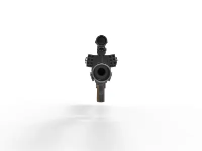 Boba Fett blaster carbine from Star Wars The Empire Strikes Back 3D model