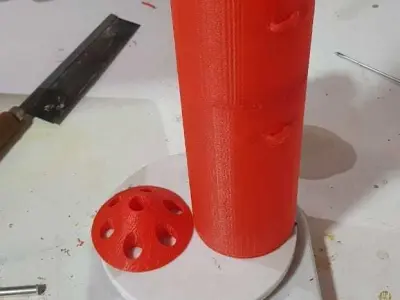 Rocket launcher Pod with Wing Pylon 3D print model