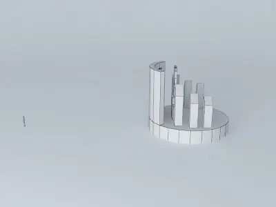 Juarez Monument 3D model