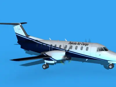 Embraer EMB120 Dakota Air 3D model