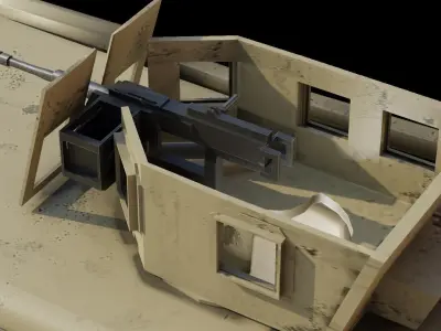 cougar 6x6 Low-poly 3D model