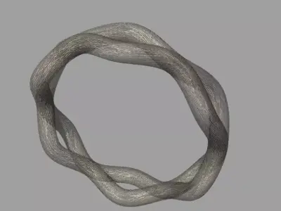 rings gold ball Free 3D model